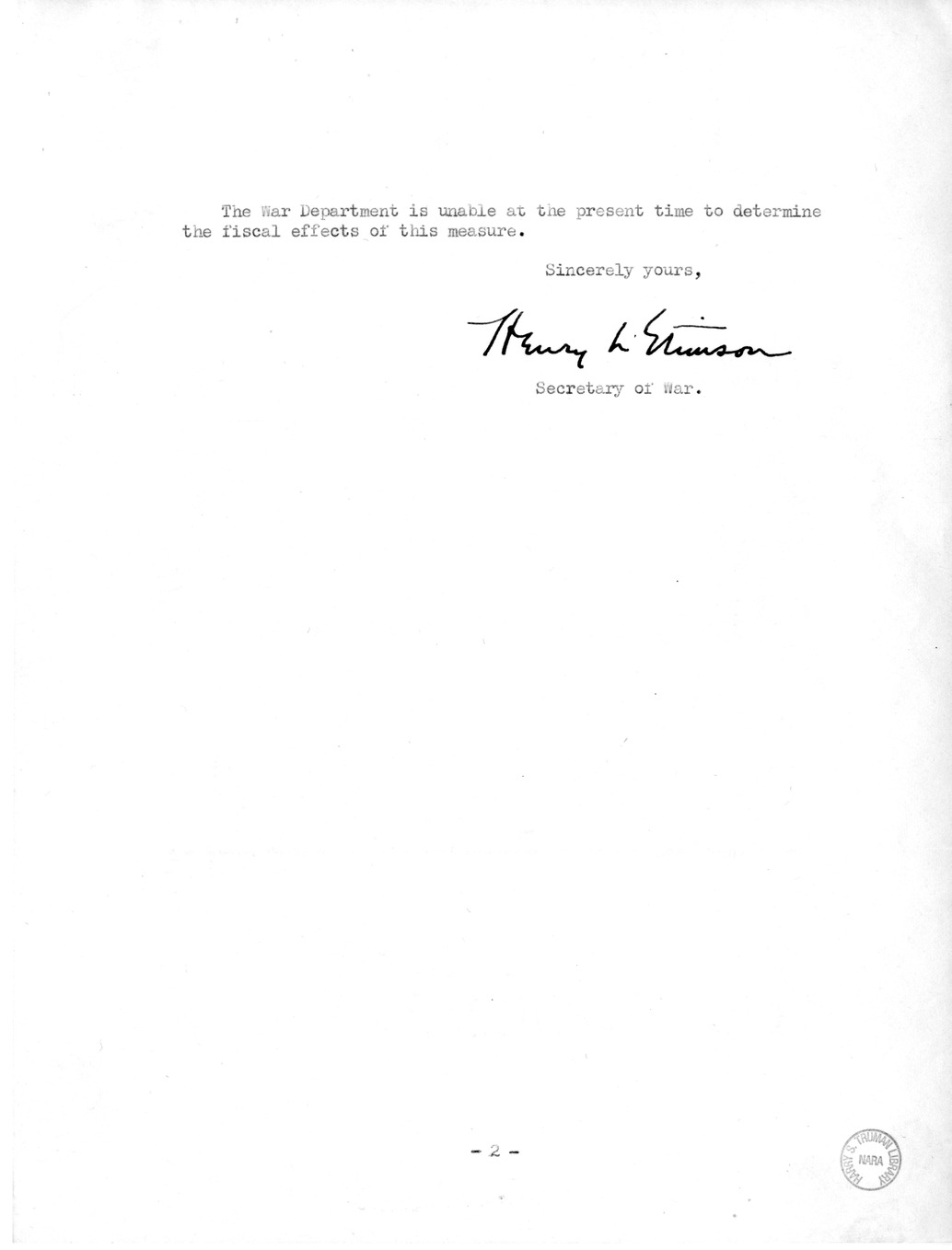 Memorandum from Harold D. Smith to M. C. Latta, H.R. 2625, Extend the Selective Training and Service Act of 1940, with Attachments