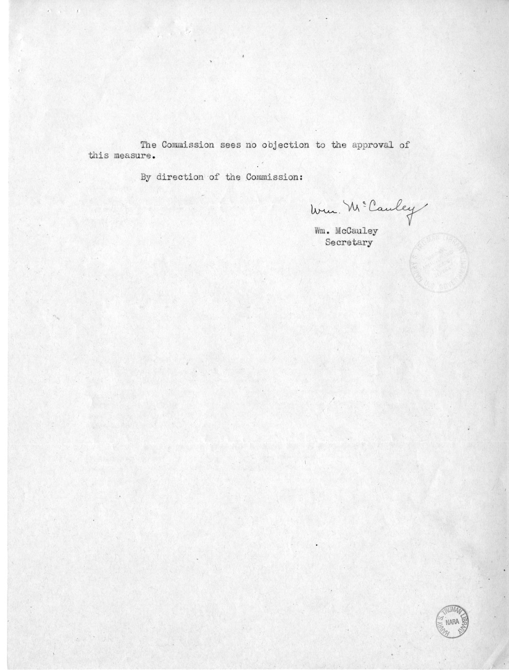 Memorandum from Frederick J. Bailey to M. C. Latta, S. 328, for the Relief of James A. Kelly, with Attachments