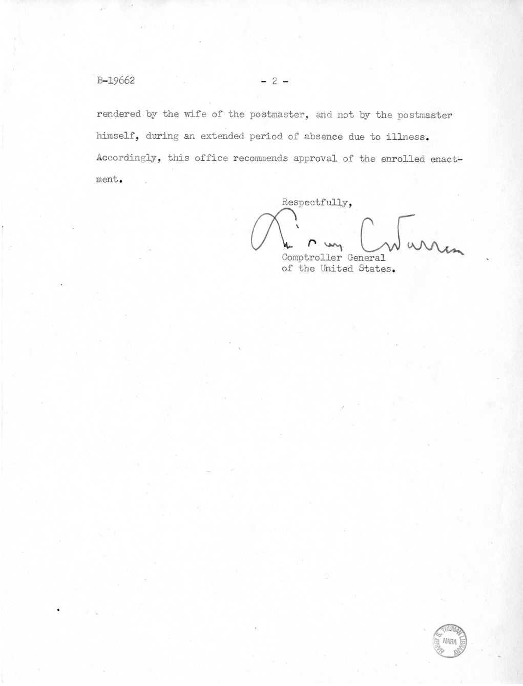 Memorandum from Frederick J. Bailey to M. C. Latta, S. 519, for the Relief of the Estate of Charles A. Straka, with Attachments