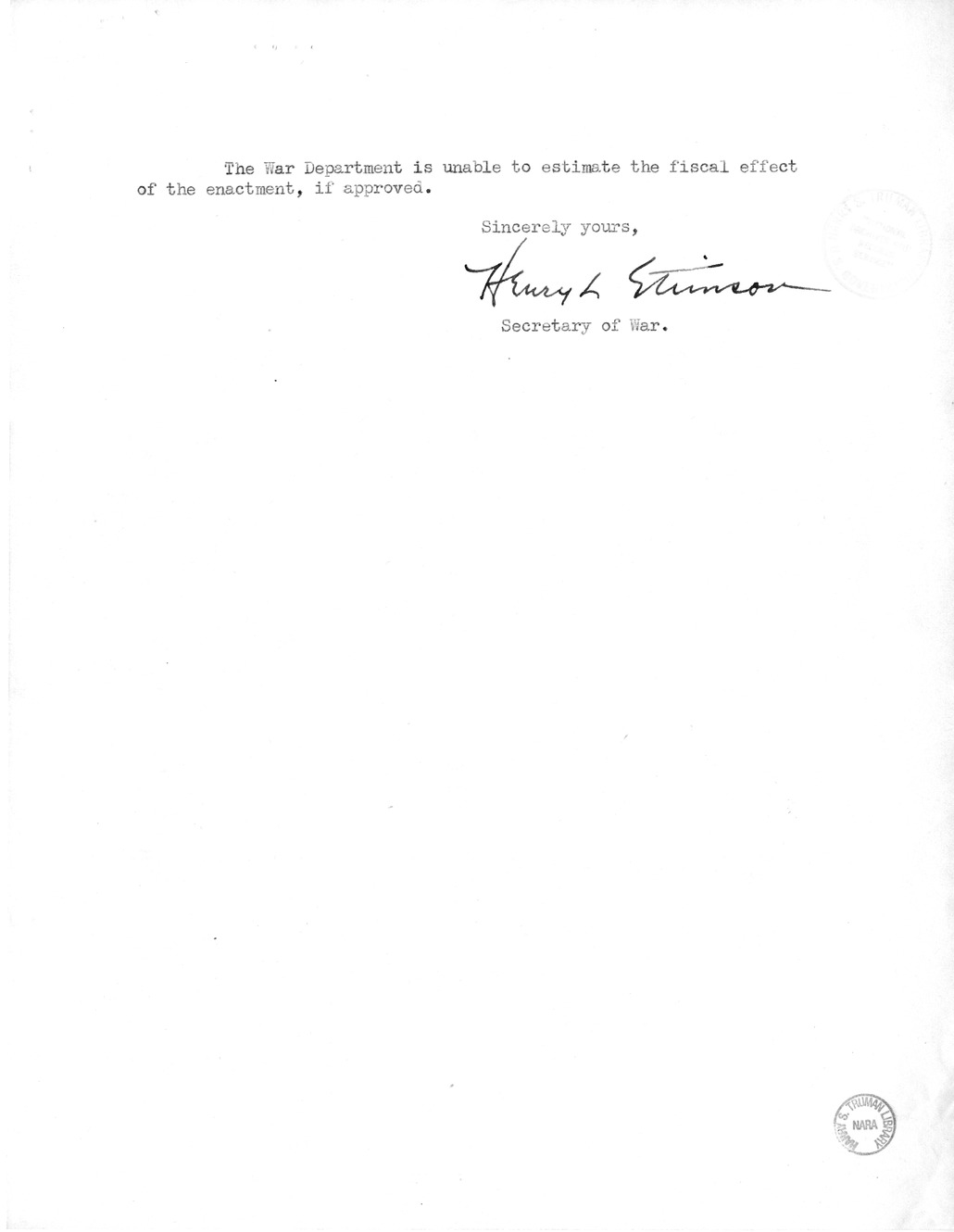 Memorandum from Harold D. Smith to M. C. Latta, S.J. Res. 66, to Extend the Statute of Limitations in Certain Cases, with Attachments