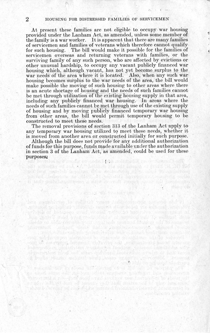 Memorandum from Harold D. Smith to M. C. Latta, H.R. 3322, To Amend An Act to Expedite the Provisions of Housing in Connection With National Defense, Approved October 14, 1940, as Amended, with Attachments