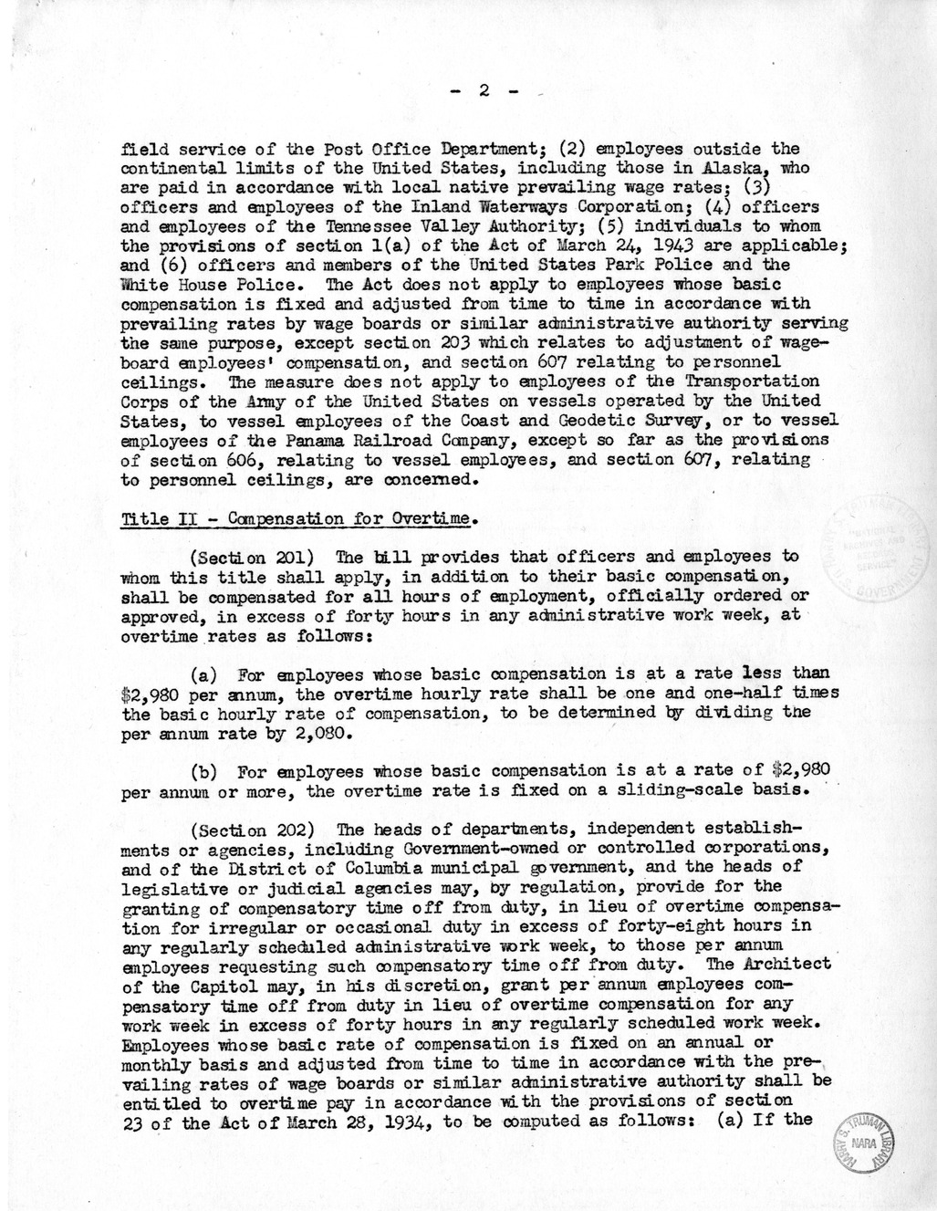 Memorandum from Harold D. Smith to M. C. Latta, S. 807, To Improve Salary and Wage Administration in the Federal Service, and Other Purposes, with Attachments