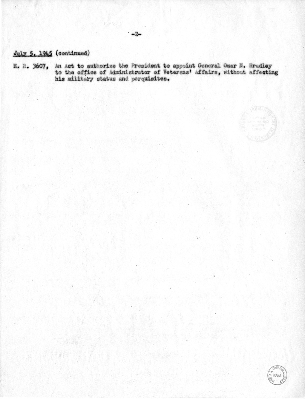 Memorandum for the File