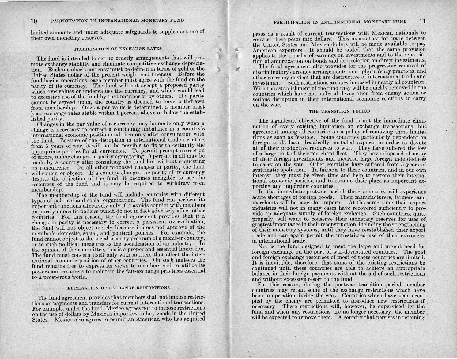 Memorandum from Harold D. Smith to M. C. Latta, H.R. 3314, to Provide for the Participation of the United States in the International Monetary Fund and the International Bank for Reconstruction and Development, with Attachments