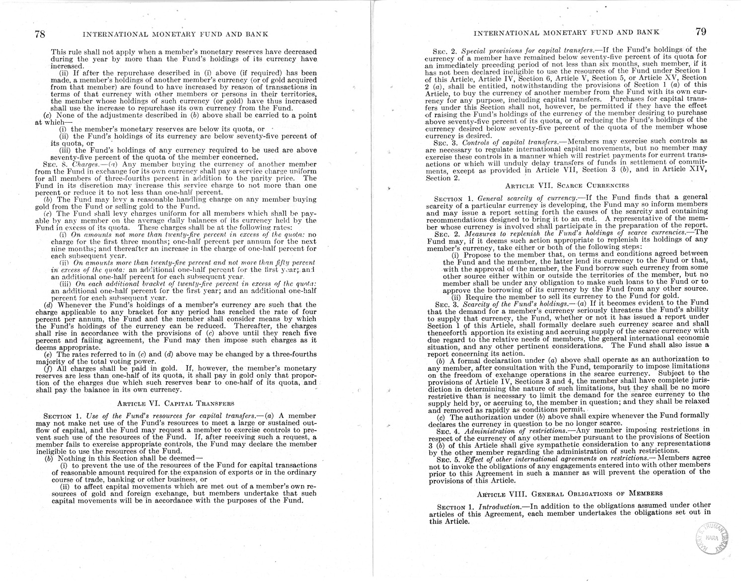 Memorandum from Harold D. Smith to M. C. Latta, H.R. 3314, to Provide for the Participation of the United States in the International Monetary Fund and the International Bank for Reconstruction and Development, with Attachments