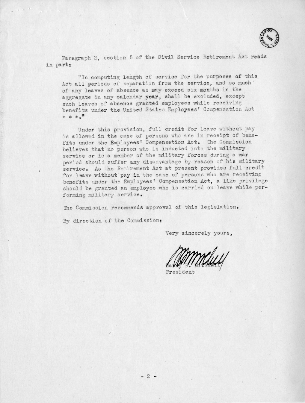 Memorandum from Harold D. Smith to M. C. Latta, S. 405, To Amend Further the Civil Service Retirement Act Approved May 29, 1930, as Amended, with Attachments