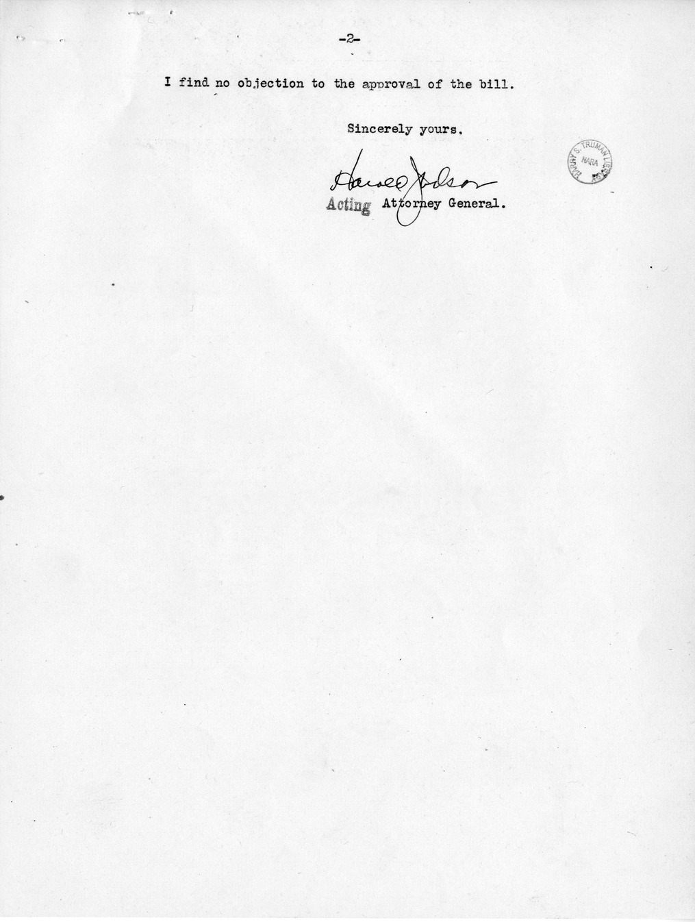 Memorandum from Frederick J. Bailey to M. C. Latta, H.R. 1234, For the Relief of Percy Allen, with Attachments