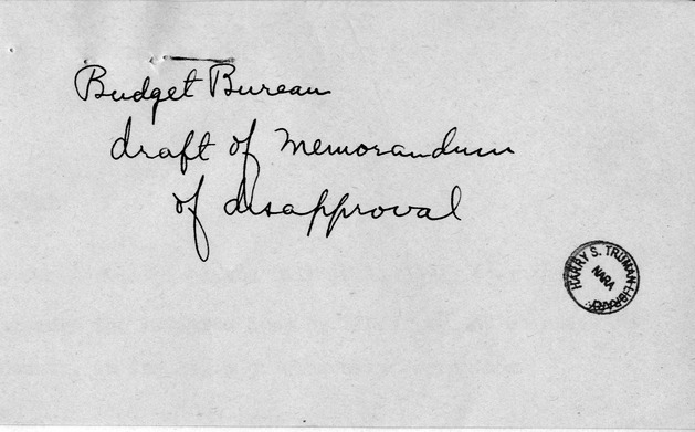 Memorandum from Harold D. Smith to M. C. Latta, H.R. 3574, For the Relief of Certain Claimants Who Suffered Loss by Flood in, at, or Near Bean Lake in Platte County, in the State of Missouri, During the Month of March 1934, with Attachments