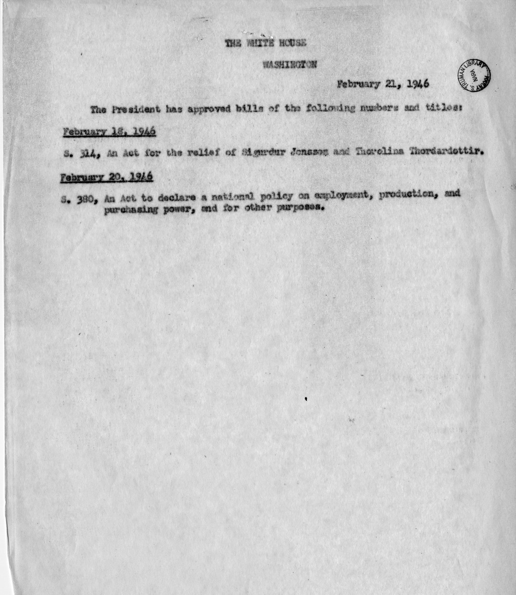 Memorandum for the File