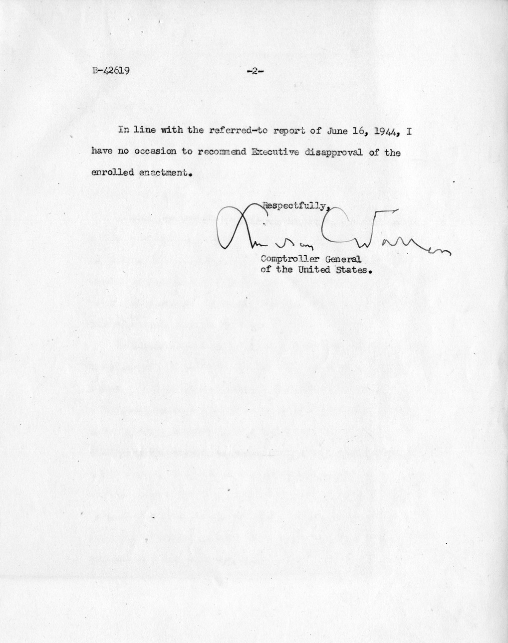 Memorandum from Paul H. Appleby to M. C. Latta, H. R. 129, To Provide for the Barring of Certain Claims by the United States in Connection With Government Checks and Warrants, with Attachments