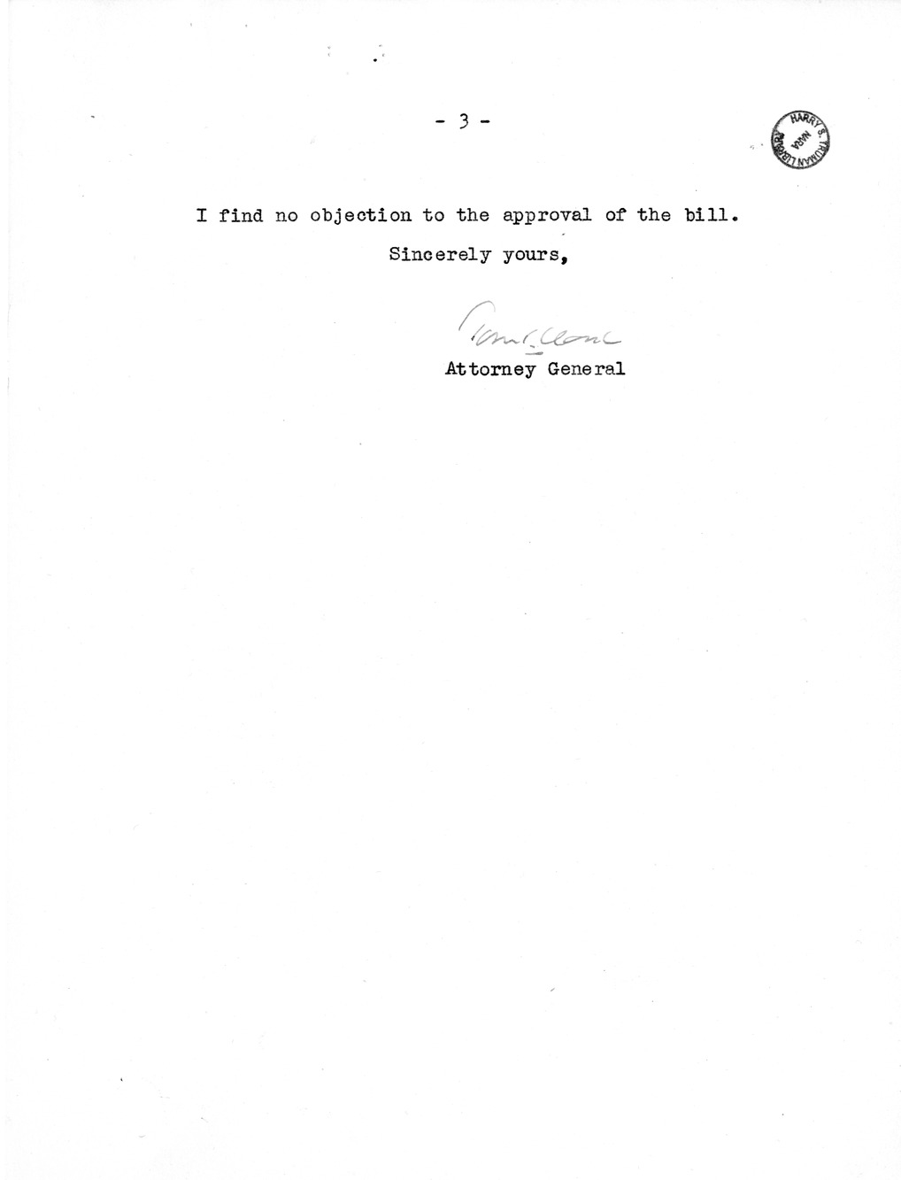 Memorandum from Harold D. Smith to M. C. Latta, S. 176, For the Relief of the City of Memphis, Tennessee, and Memphis Park Commission, with Attachments