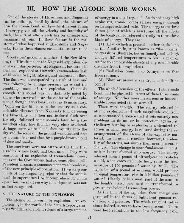 \"United States Strategic Bombing Survey: The Effects of the Atomic Bombs on Hiroshima and Nagasaki\"