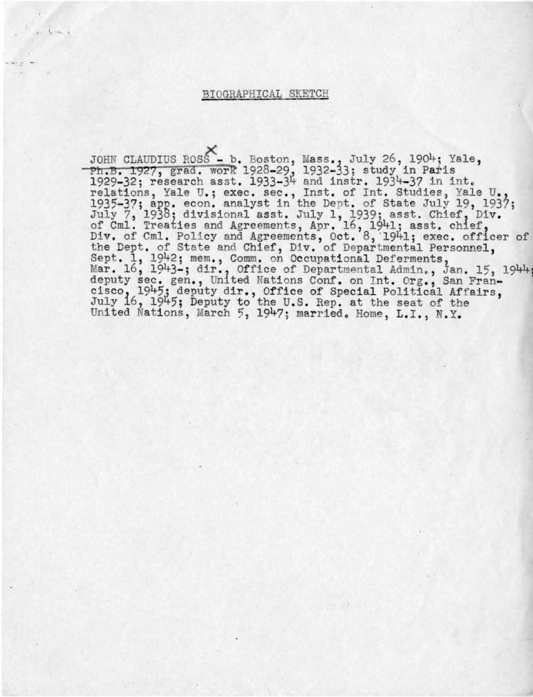 Memorandum, Robert Lovett to Harry S. Truman With Attachments