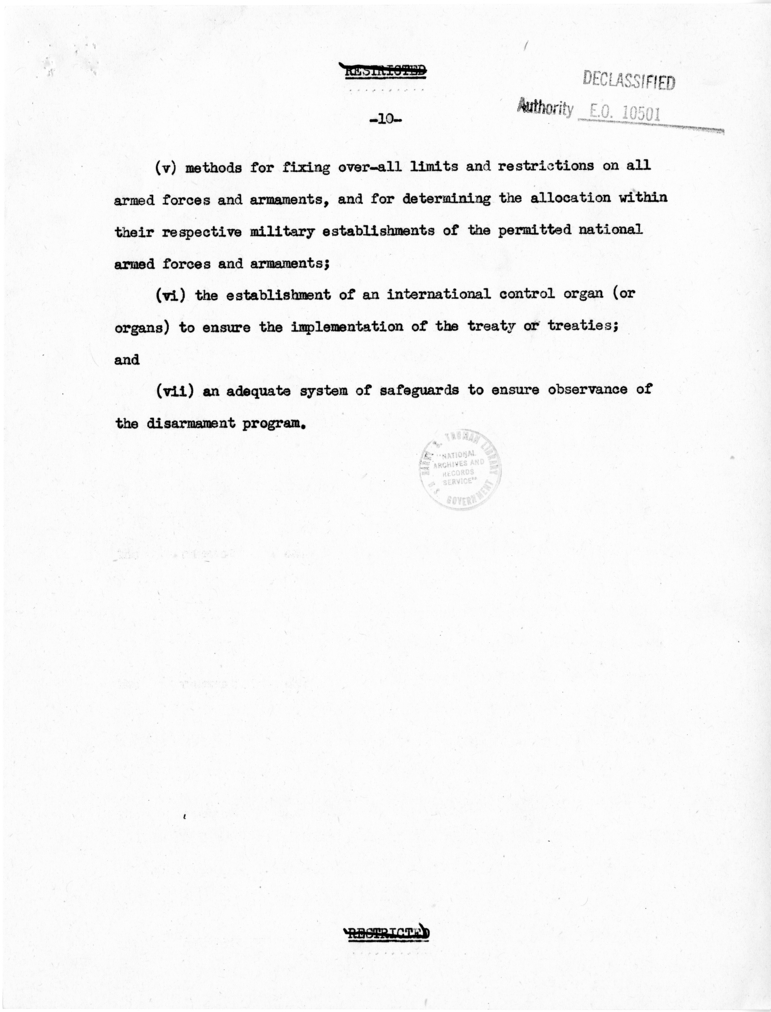 Memorandum from Secretary of State Dean Acheson to President Harry S. Truman With Attached Report