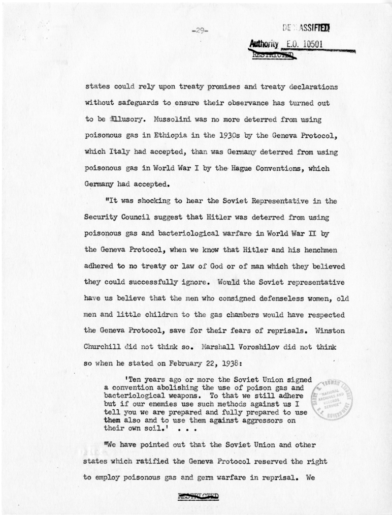 Memorandum from Secretary of State Dean Acheson to President Harry S. Truman With Attached Report