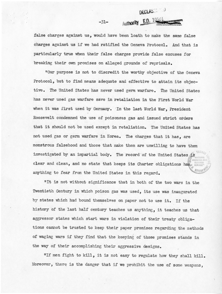 Memorandum from Secretary of State Dean Acheson to President Harry S. Truman With Attached Report