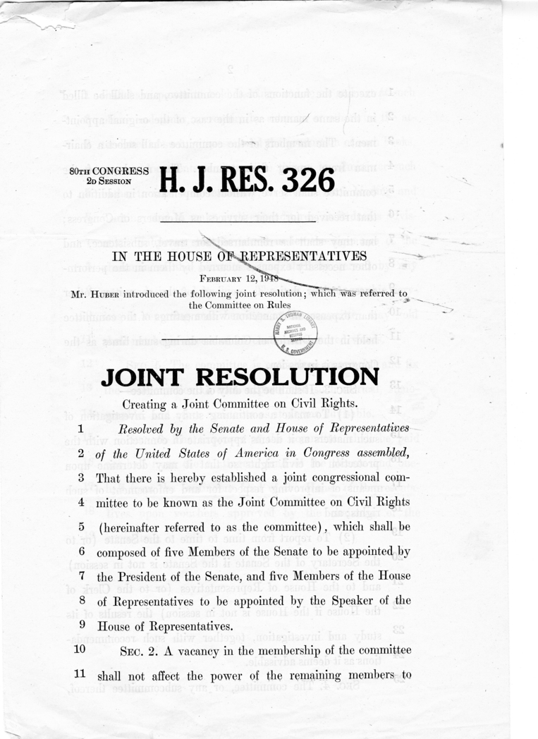 House Joint Resolution 326