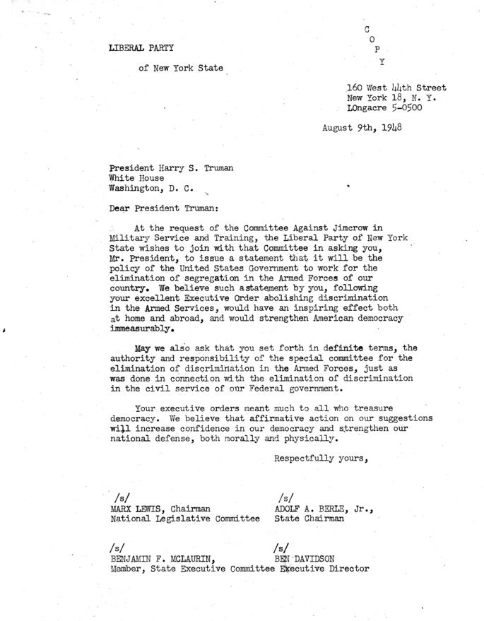 Matthew Connelly to Grant Reynolds, July 21, 1948, with attached memos