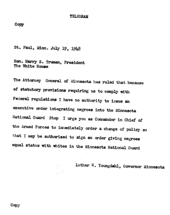 Correspondence between Kenneth Royall and Clark Clifford