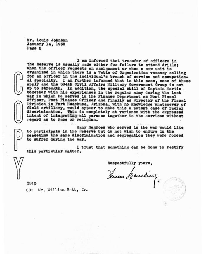 William Batt, Jr. to E.W. Kenworthy with attached letters