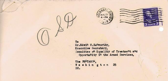 Correspondence between E.W. Kenworthy and James Edmonds