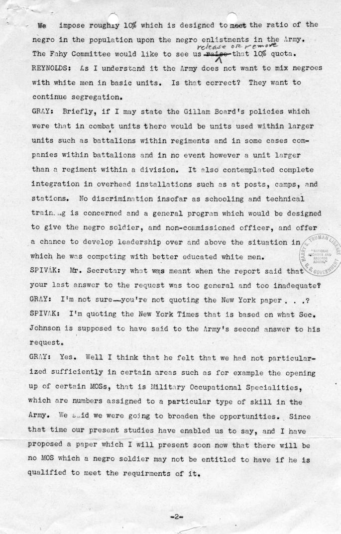 Transcript of \"Meet the Press Broadcast\"