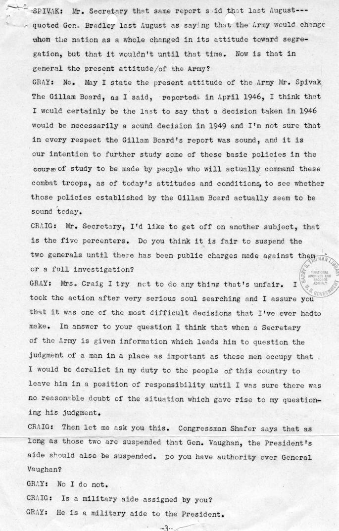 Transcript of \"Meet the Press Broadcast\"