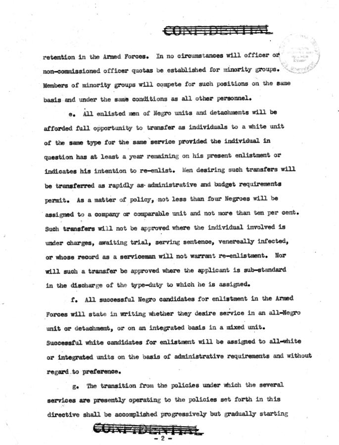 Draft of Proposed Directive for the Armed Forces for the Period of 1 July 1949 to 1 July 1950