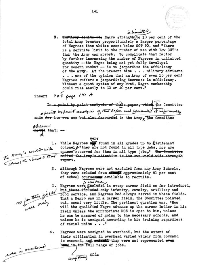 Draft of the Gillem Board Report