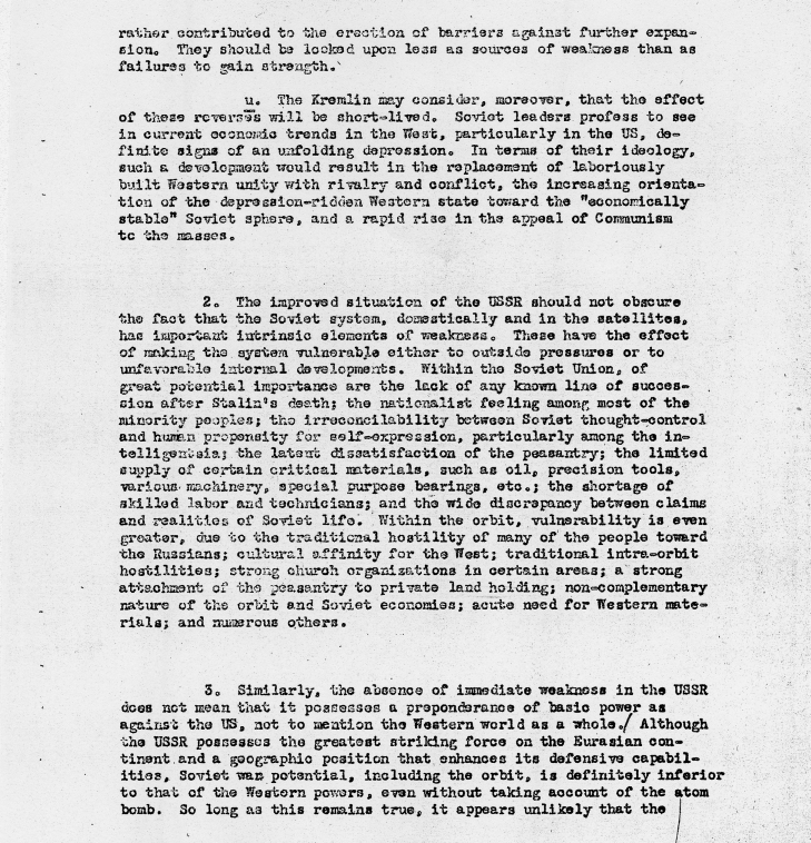 Report, \"Soviet Internal Situation - OIR Report No. 4998\"