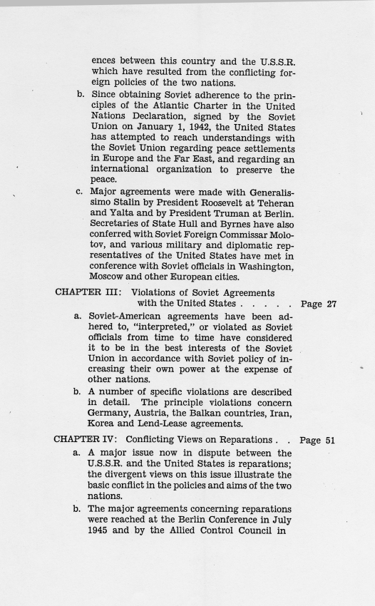 Report, "American Relations With The Soviet Union" by Clark Clifford ["Clifford-Elsey Report"]