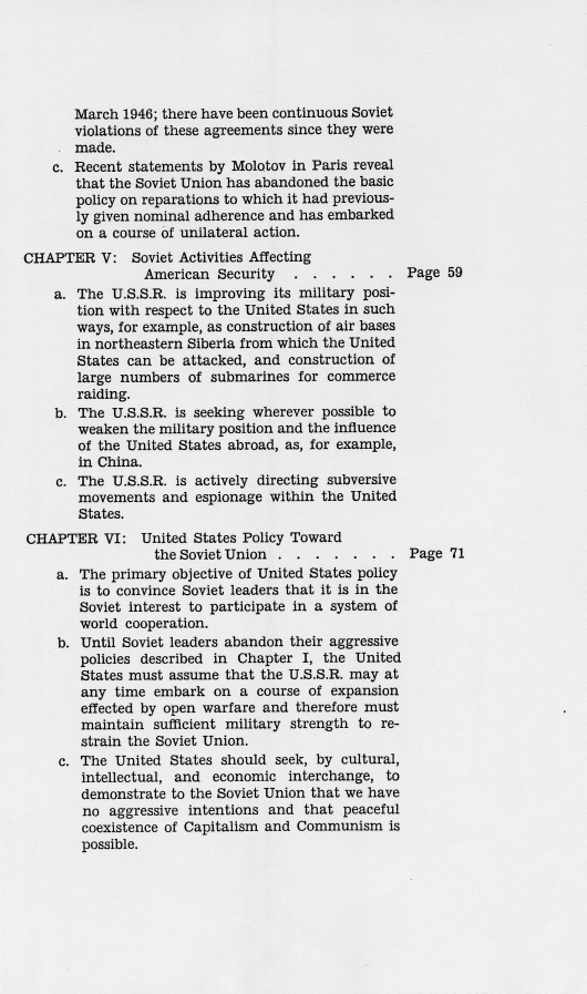 Report, "American Relations With The Soviet Union" by Clark Clifford ["Clifford-Elsey Report"]