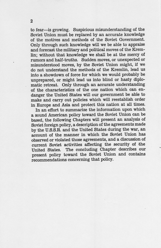 Report, "American Relations With The Soviet Union" by Clark Clifford ["Clifford-Elsey Report"]