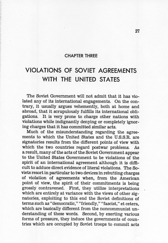 Report, "American Relations With The Soviet Union" by Clark Clifford ["Clifford-Elsey Report"]