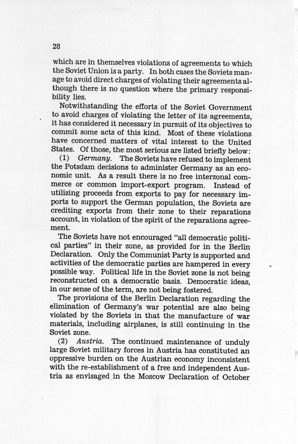 Report, "American Relations With The Soviet Union" by Clark Clifford ["Clifford-Elsey Report"]