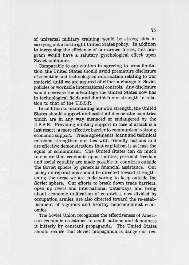 Report, "American Relations With The Soviet Union" by Clark Clifford ["Clifford-Elsey Report"]