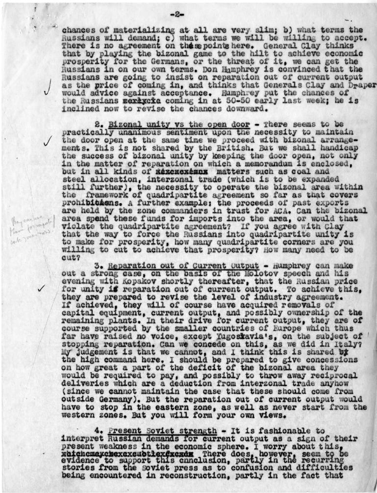 Charles Kindleberger to John K. Galbraith