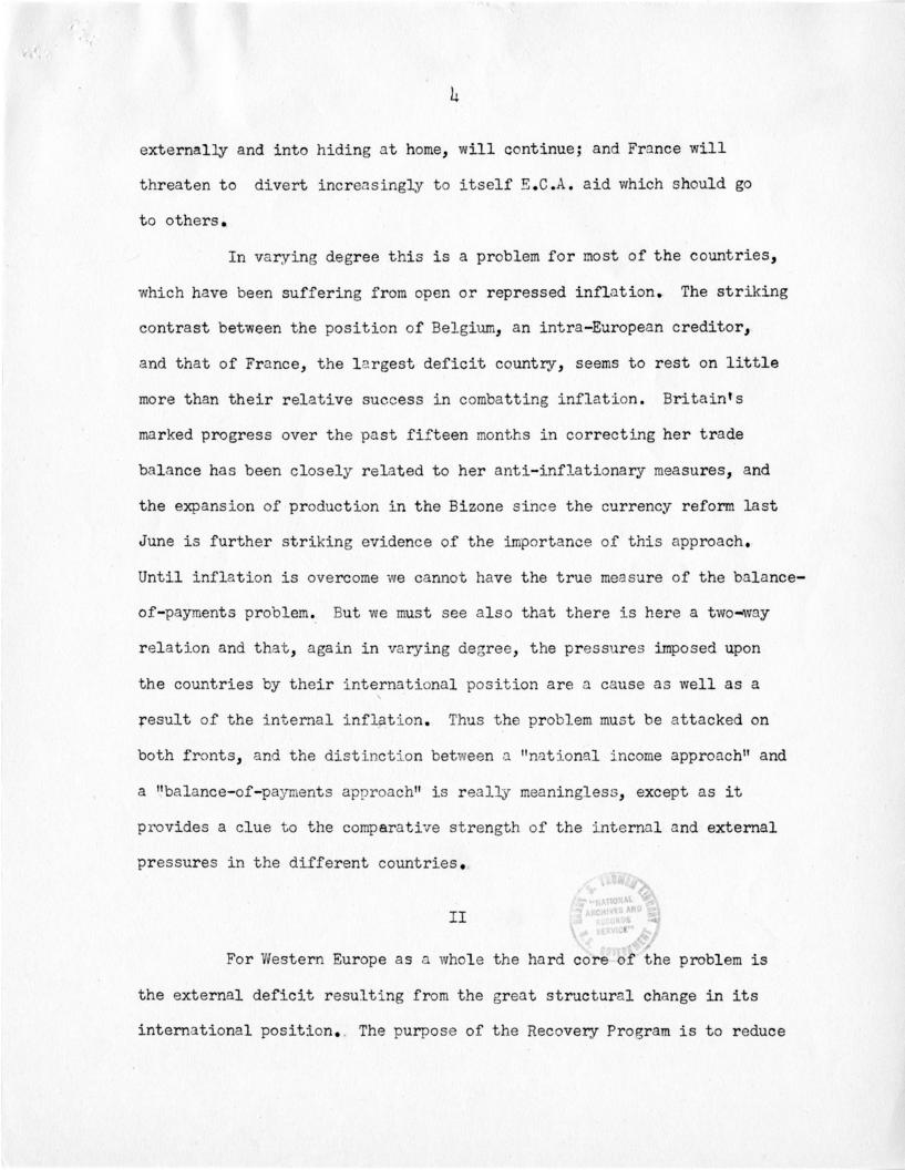 John H. Williams to Paul Hoffman with attached report