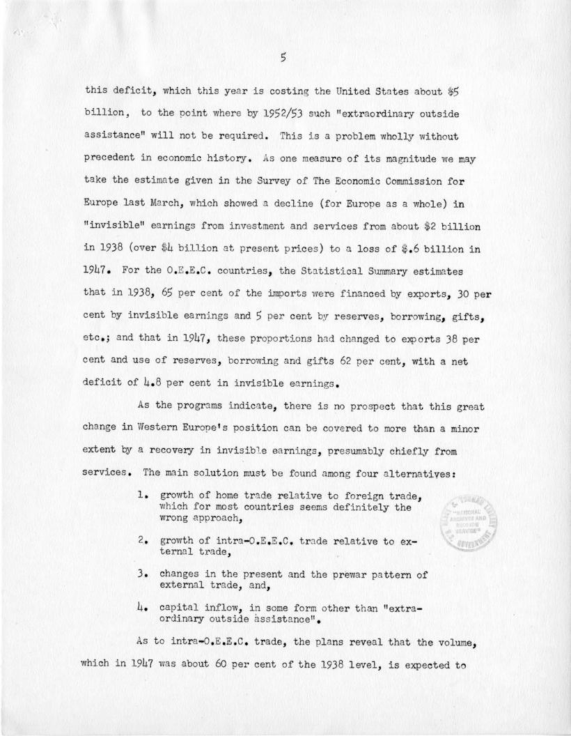 John H. Williams to Paul Hoffman with attached report