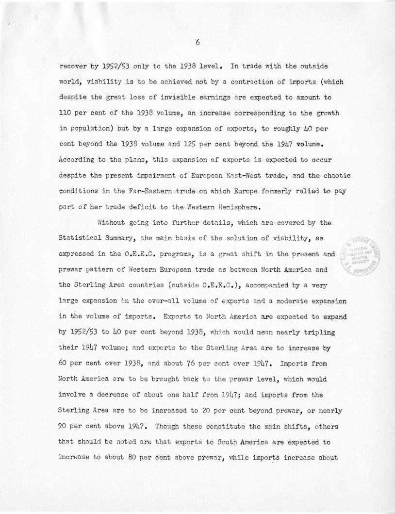 John H. Williams to Paul Hoffman with attached report