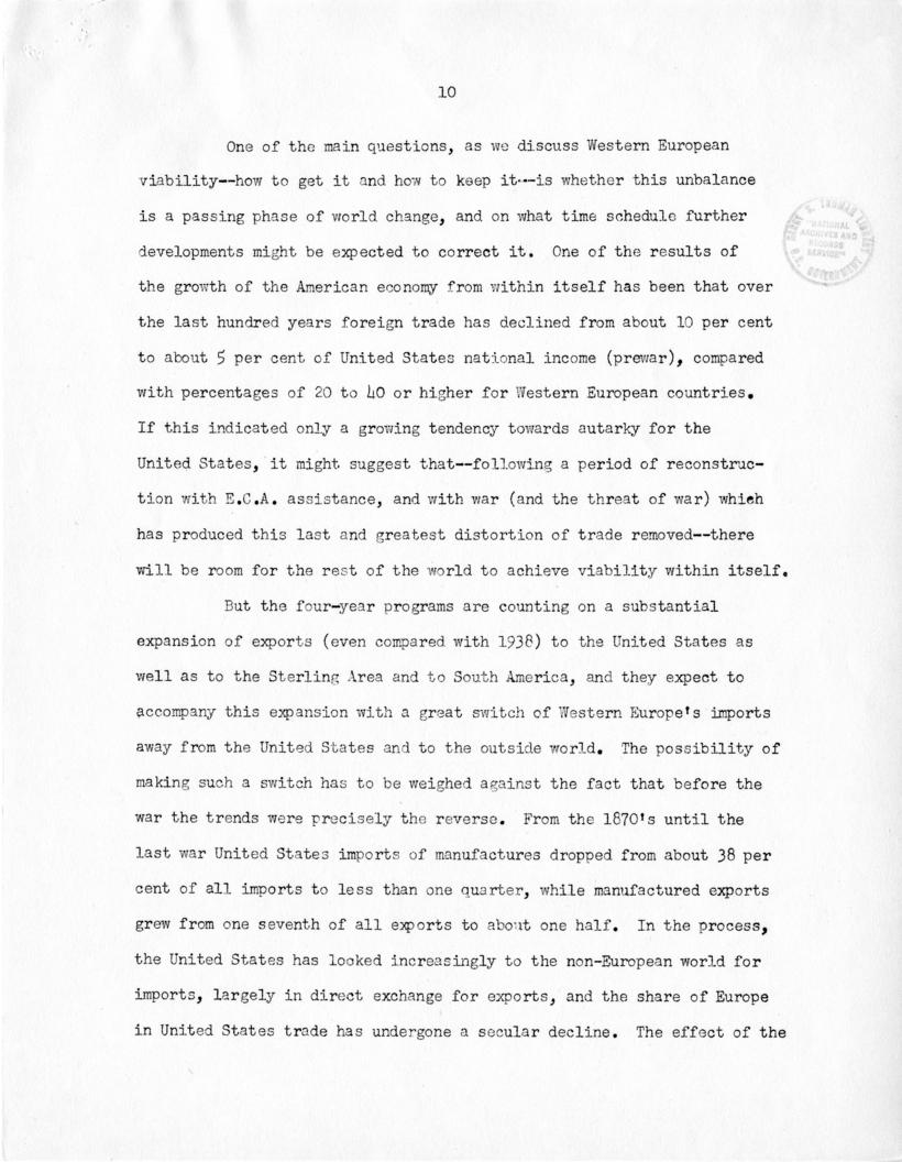 John H. Williams to Paul Hoffman with attached report