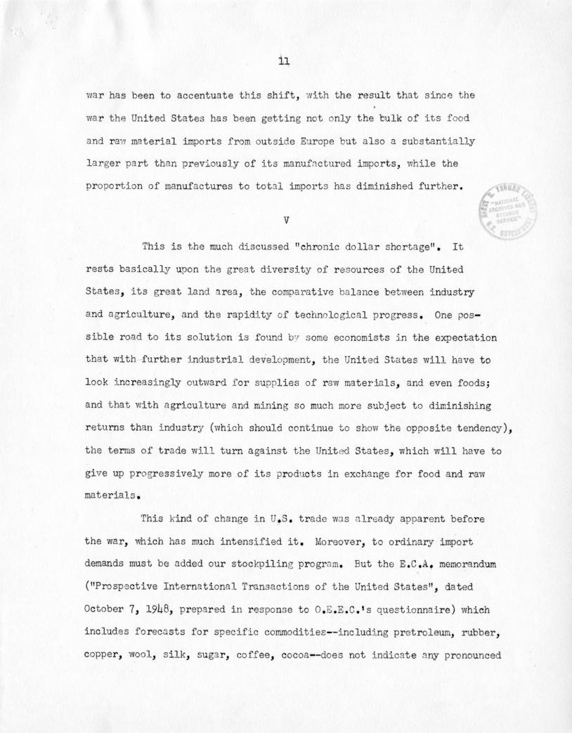 John H. Williams to Paul Hoffman with attached report