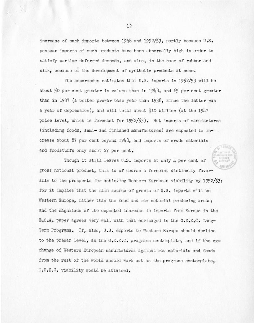 John H. Williams to Paul Hoffman with attached report