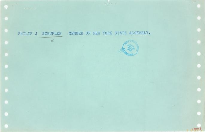 Telegram, Philip J. Schupler to Harry S. Truman