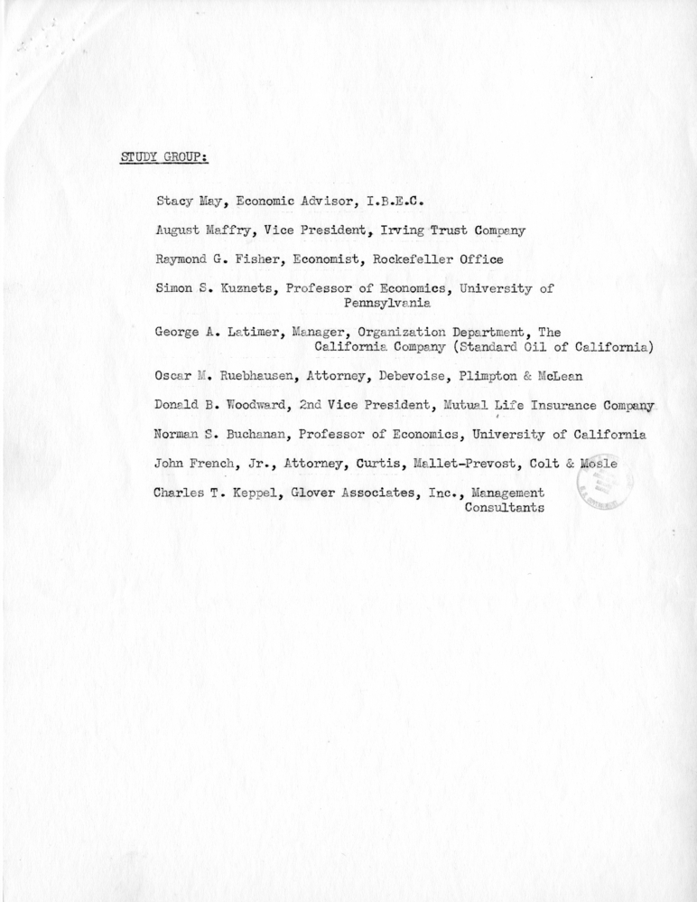 Correspondence Between Nelson Rockefeller and Harry S. Truman, with Related Material