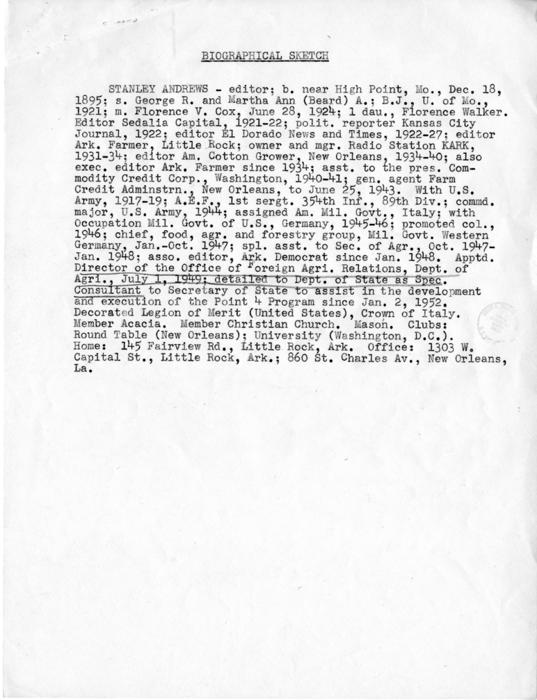 Memorandum, Dean Acheson to Harry S. Truman, with Attachment