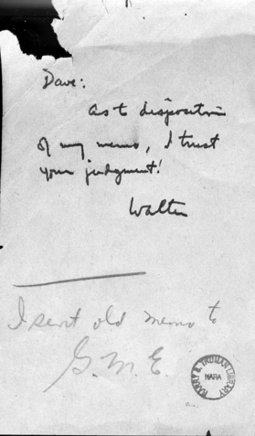 David Lloyd to Joseph Rauh, with Attachment