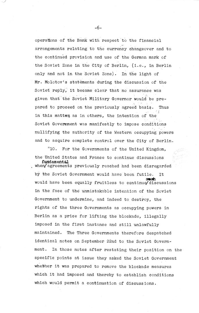 State Department Press Release