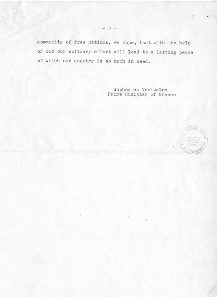 Memo, John F. Simmons to William Hassett, with related material