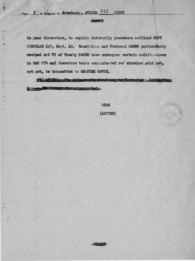 Memo, John F. Simmons to William Hassett, with related material